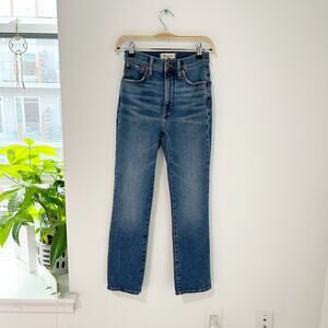 Madewell Blue Slim Demi Bootcut Jeans Size 23
